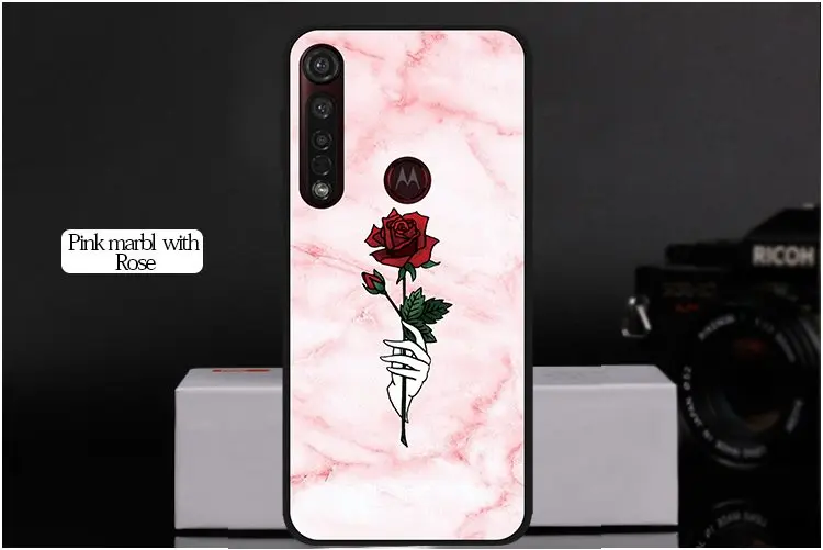 Чехол для Motorola Moto G8 Plus, мягкий матовый чехол с милыми животными и цветочным мрамором для Moto G8 play one macro, силиконовый чехол для телефона s