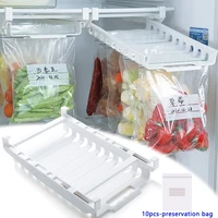 fridge retractable drawer organiser refrigerator storage rail rack kitchen drawers space saving fridge shelf holder for fruits
