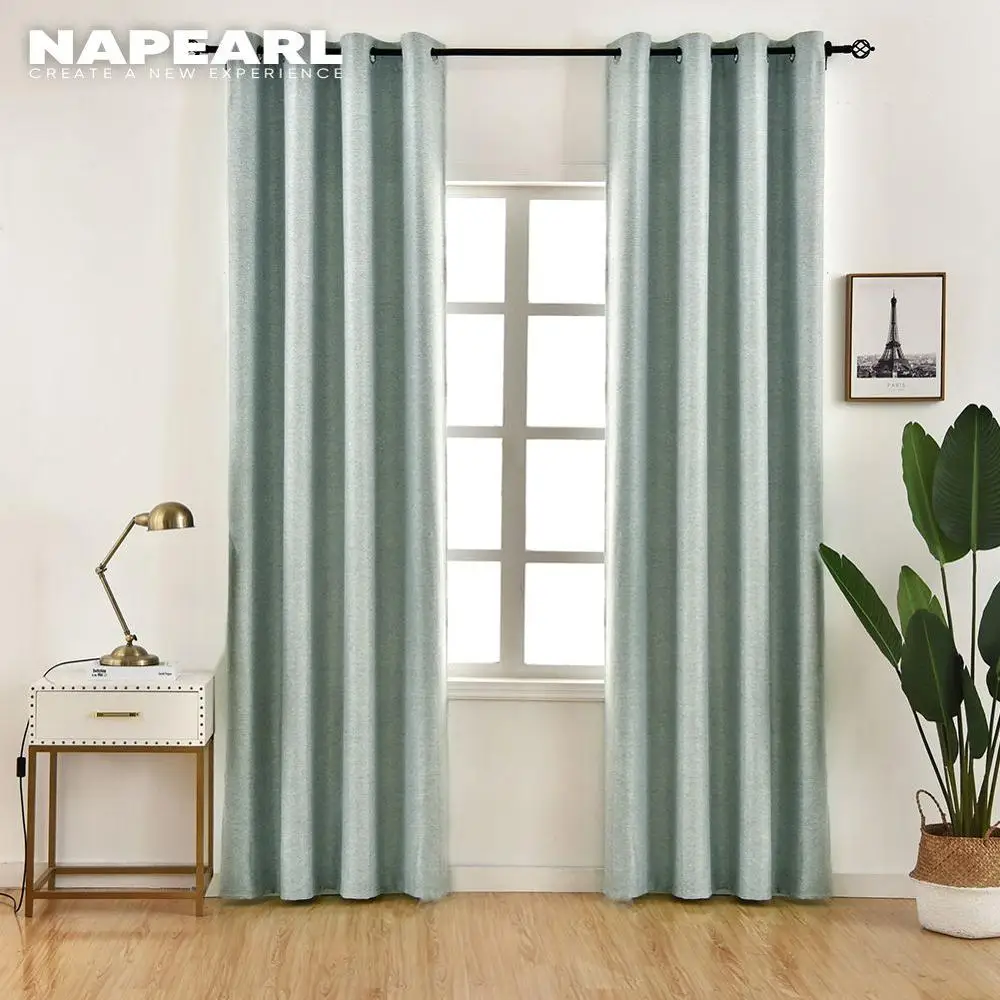 NAPEARL 1 шт. универсальные простые современные шторы для гостиной окна однотонные