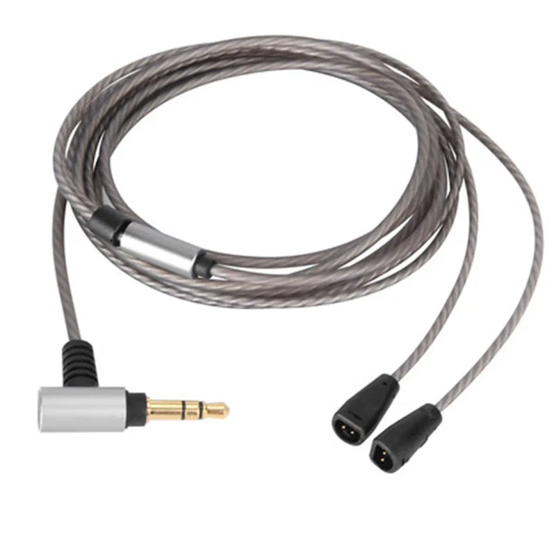 OKCSC высококачественный посеребренный кабель для наушников для SENNHEISER IE80 IE8 IE8I IE80S с пультом дистанционного управления и микрофоном