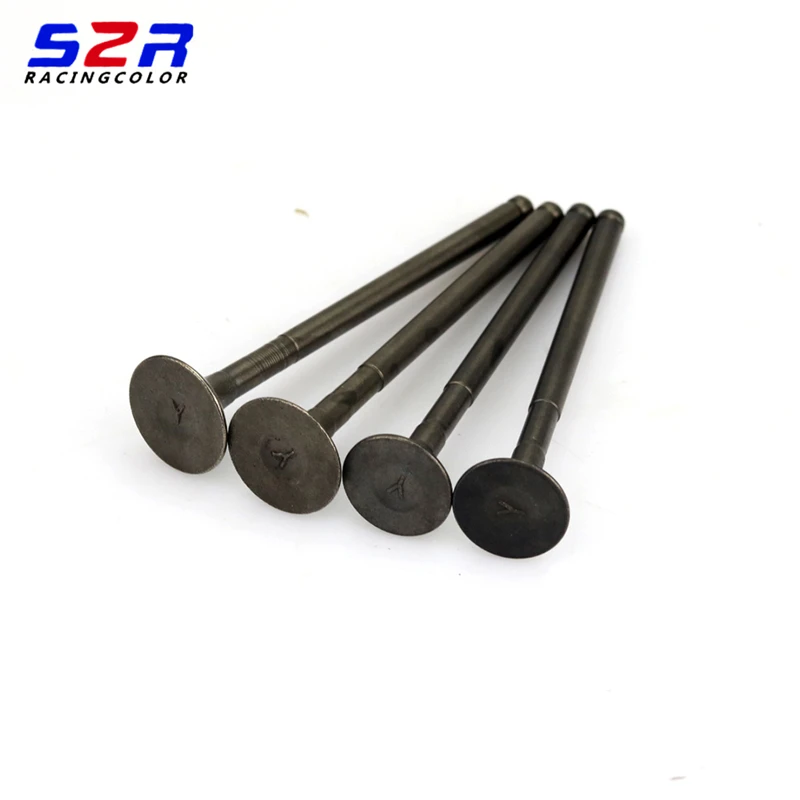4X мотоцикла впускного клапана Комплект мотоцикл выхлопной шток скутер части