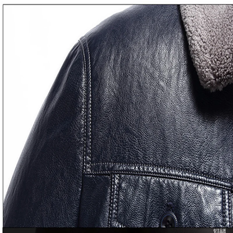 2020 Мужская одежда новые кожаные куртки высокого качества зимняя кожаная куртка