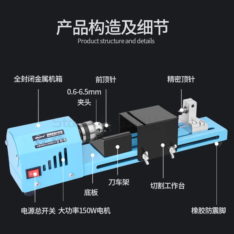 Ручной небольшой станок для полировки металла дерева и резки бисера
