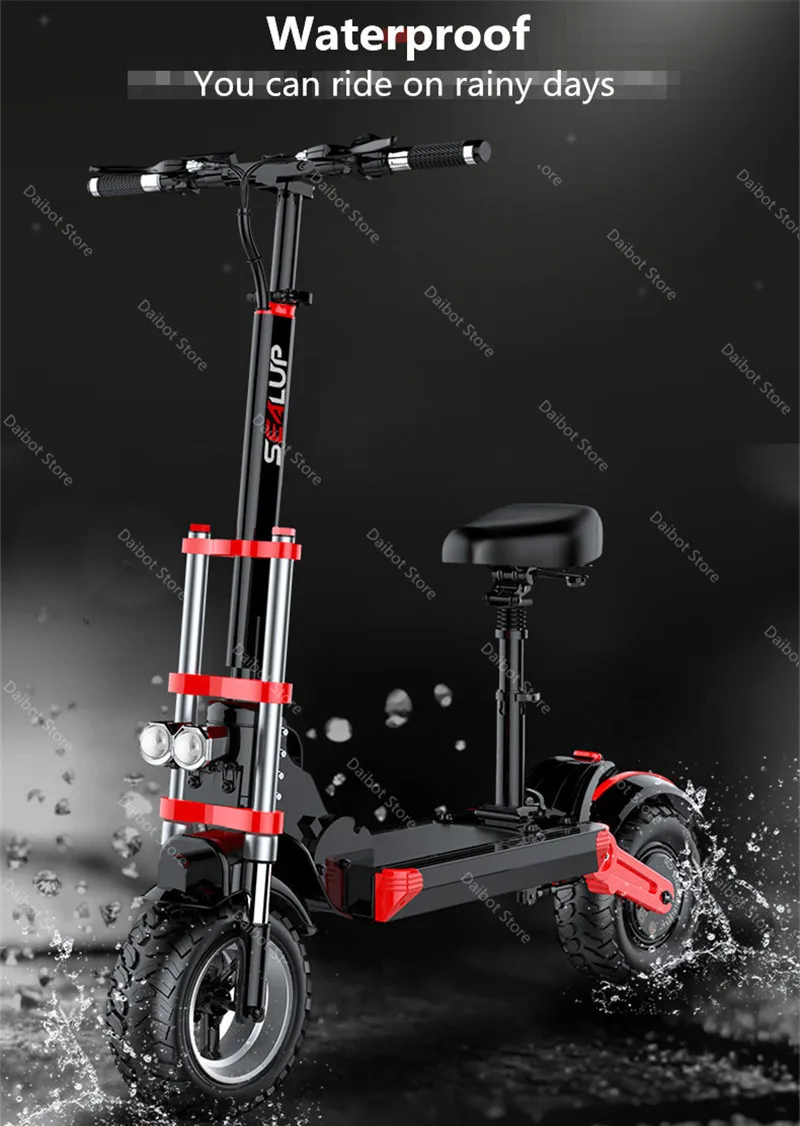 12 дюймов Электрический скейтборд электрический скутер внедорожный 2 колесных