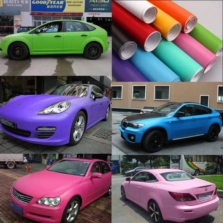 Матовая Черная Виниловая пленка для автомобиля пленка-наклейка лист без