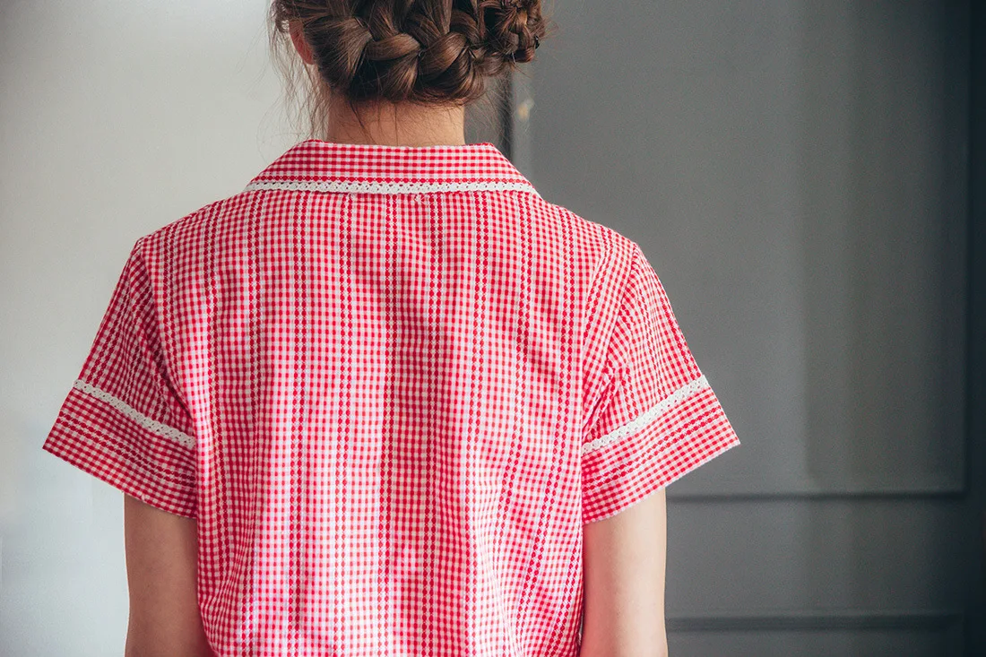 

Summer Short Pajamas Set Women's Cotton Plaid Pijama Lace Jacquard Shorts Sleepwear Two Piece Set Lounge Wear Sexy Nightwear