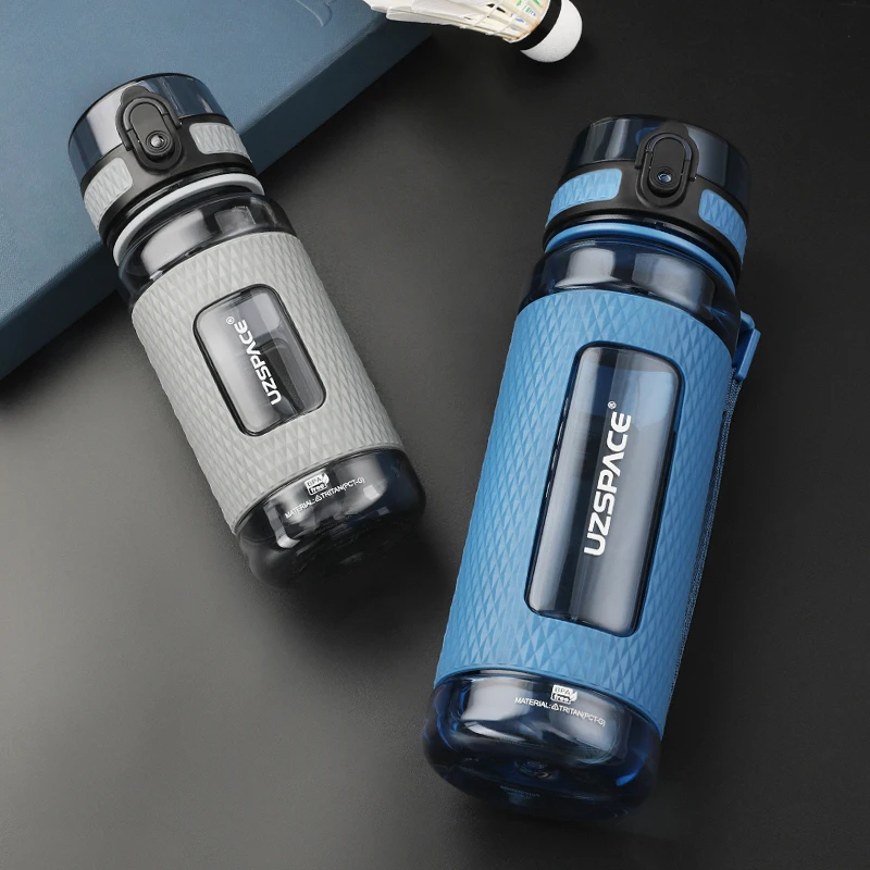 Бутылка-шейкер пластиковая для воды 1 л без БФА герметичная | Дом и сад