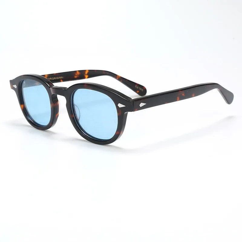 

2020 Vintage polarized light sunglasses light yellow green progressive sunglasses men women UV400 sun glass Johnny Depp style