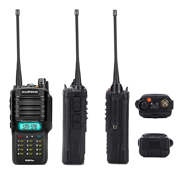 Высокая мощность 10 Вт Baofeng UV 9R plus Водонепроницаемая рация двухстороннее радио дальность 10-15 км 4500 мАч boafeng uv 9r плюс рация