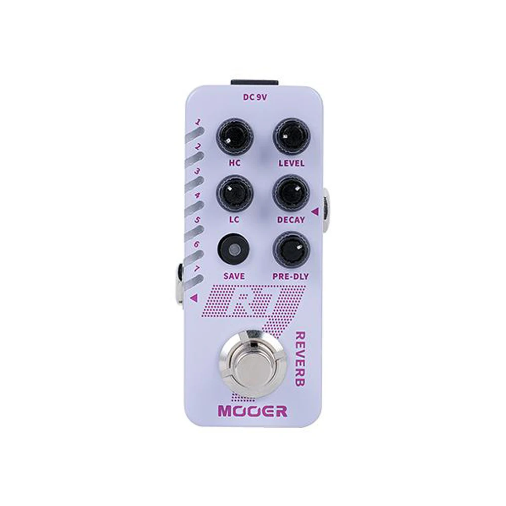 Mooer R7 педаль с эффектом реверберации комната холл церковная пещера пластина