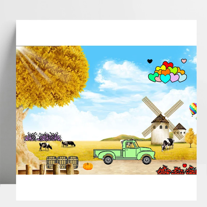 ZhuoAng большой грузовик прозрачные штампы и набор металлических пресс-форм для