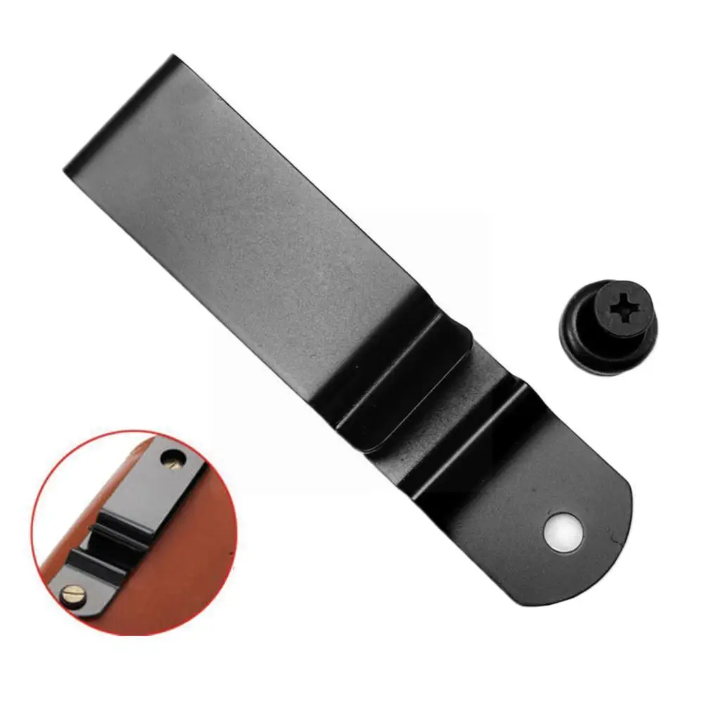 

1pc Metal Spring Belt Holster Sheath Screws With Clip For Kydex 22mm * 82mm H6v9