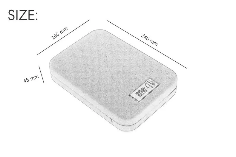 Кодовый замок для хранения ценных вещей со стальным тросом | Обустройство дома