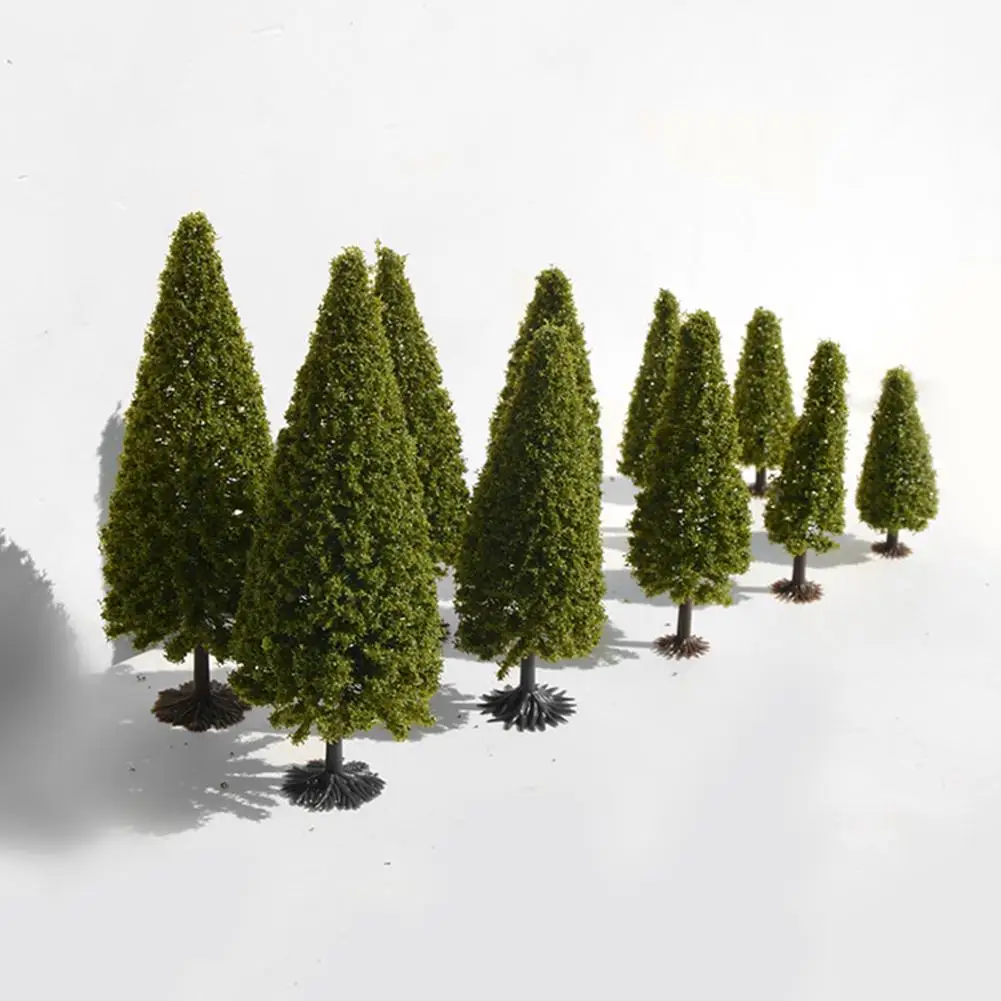 

15Pcs/Set Tree Building Model Train Railroad Scenery Landscape Decoration