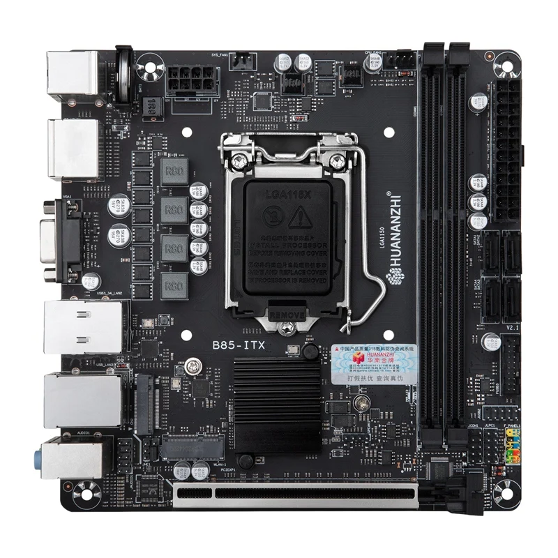 

HUANANZHI B85-TX Computer Motherboard Lntel LGA1150 SATA3.0 USB2.0 DDR3 1600/1333MHz Dual Channel 3.5MM+VGA+HDMI+DP