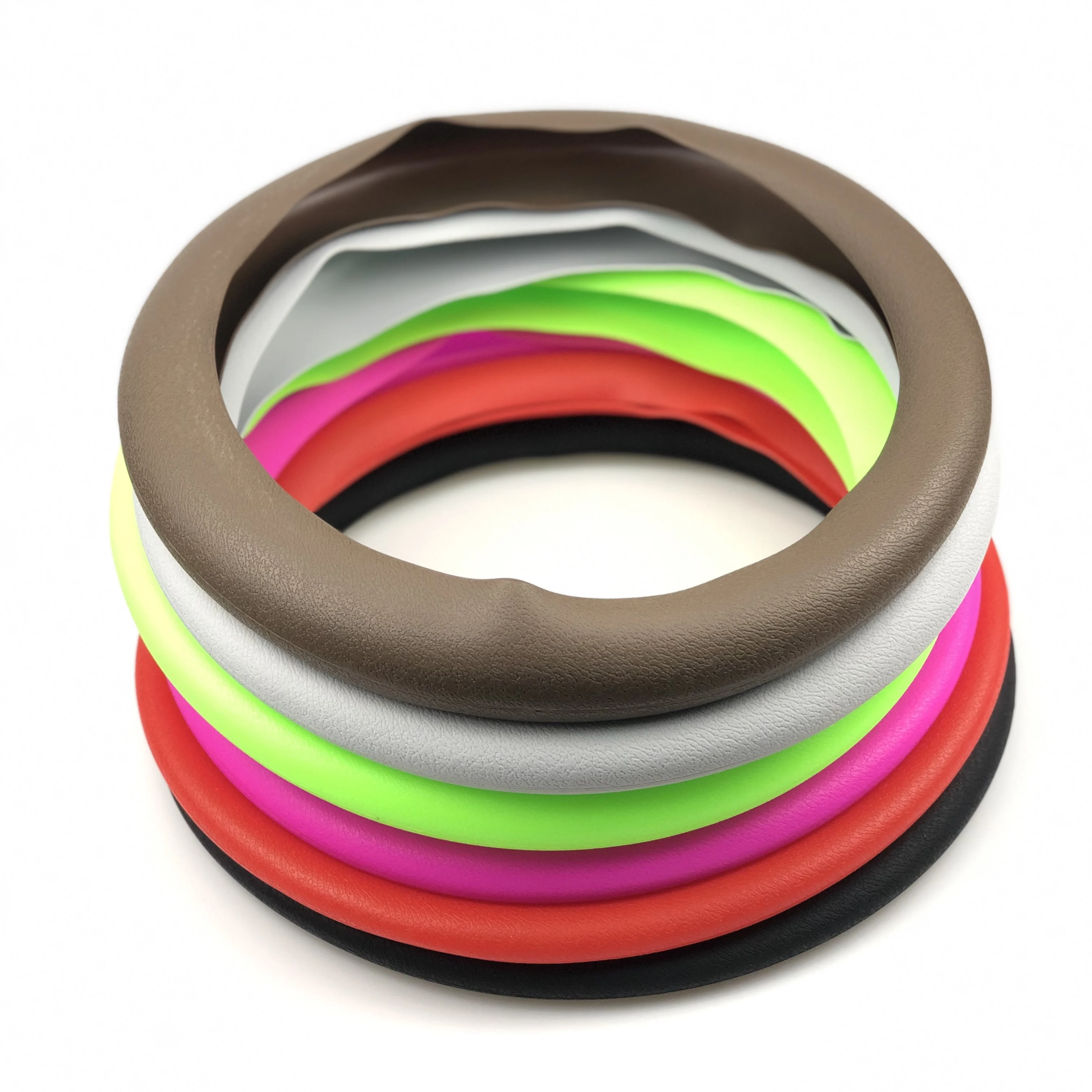 Автомобильный силиконовый чехол на рулевое колесо для Ford Mustang Ranger Figo KA District FLEX