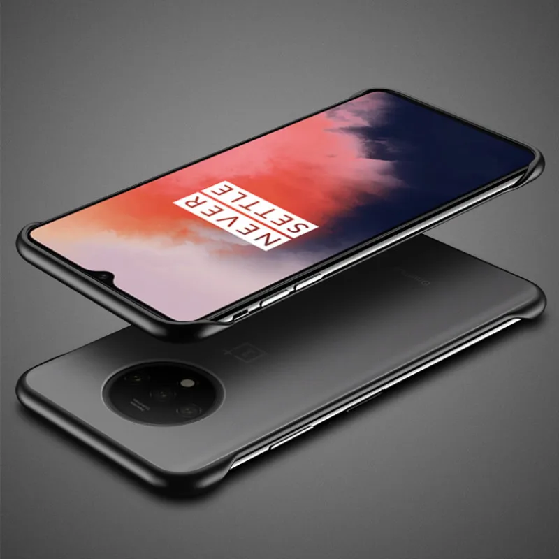 Frameless Case For Oneplus 7T Pro 7 Pro 6T Case Ultra-thin Matte PC Shockproof Back Cover For One plus 7 Oneplus 7Pro 7 Pro Case