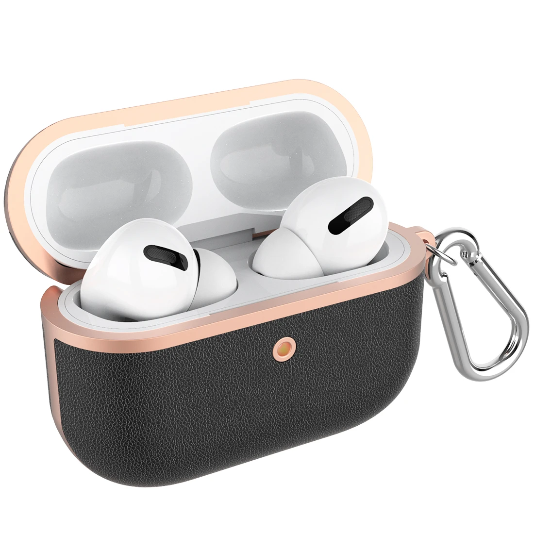 Для AirPods Pro роскошное покрытие для чехла TPU + PU Кожаный противоударный защитный