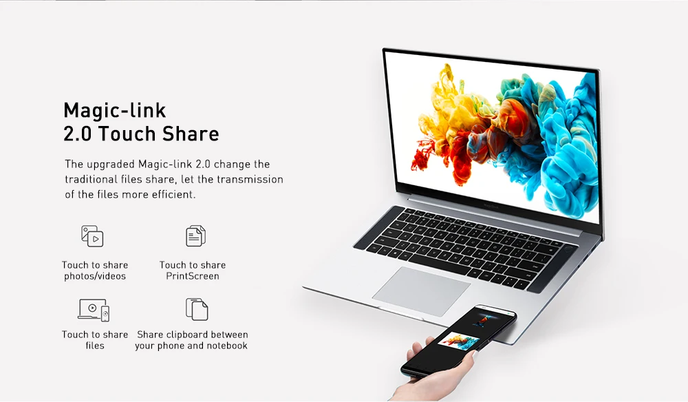 Ноутбук HUAWEI Honor MagicBook Pro 16,1 дюймов ОС Linux Intel Core i5-8265U 3,9 ГГц 8 Гб DDR4 ram 512 ГБ SSD ноутбук