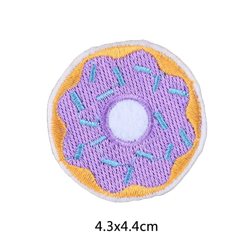 Мультяшные нашивки сделай сам с едой и тортом аксессуары аппликация на одежду