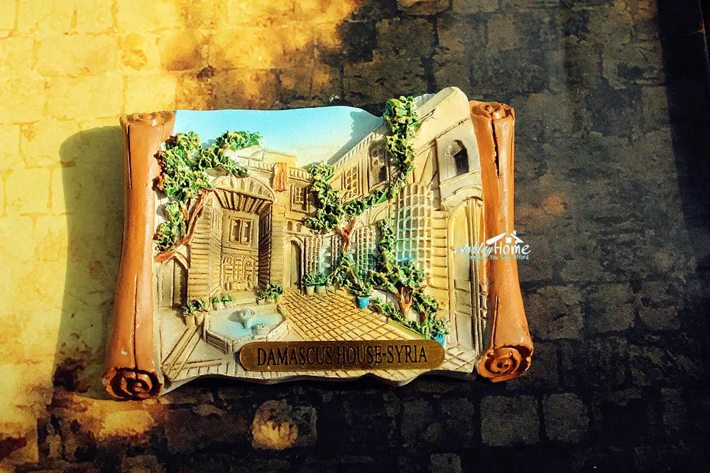 Damascus House Syria Tourist Travel Souvenir 3D Resin Refrigerator Fridge Magnet Craft GIFT Idea Home Decor | Дом и сад