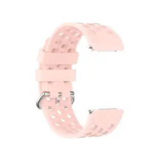 23mm Replacement Silicone Adjustable Watch Strap Band for Fit-bit Versa
2 Lite Smart Wearable Devices Accessories