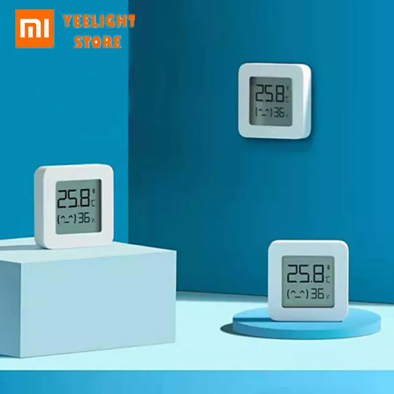 Mijia цифровой термометр 2 умный датчик влажности Bluetooth температурный гигрометр для