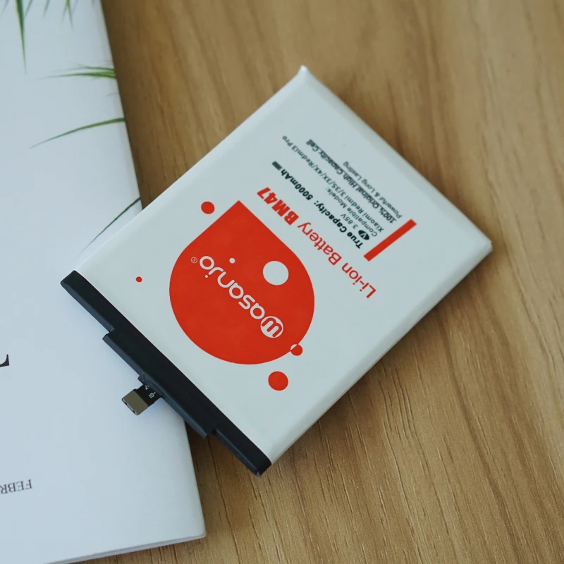 

High Capacity Original BM47 5000mAh Replacement Battery For Xiaomi Redmi 3 3S 3X 4X Redmi3 Pro Redrice Authentic Phone Batteries