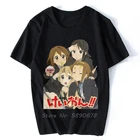 Мужские футболки с надписью K-ON Grills, Yui, хлопковые топы с японским музыкальным аниме, сумасшедшая футболка с коротким рукавом в стиле Харадзюку, летние футболки