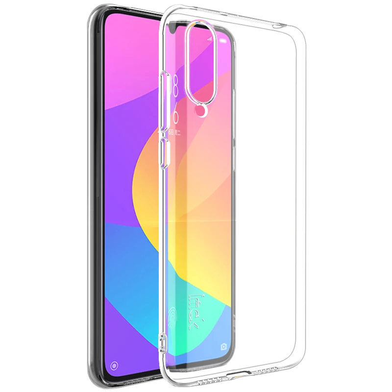 IMAK Для Xiaomi Mi 9 Lite CC9 чехол для Xiaomi Mi A3 CC9e чехол 1,3 мм утолщение Тип UX-5 противоударный мягкий ТПУ чехол - Цвет: Clear