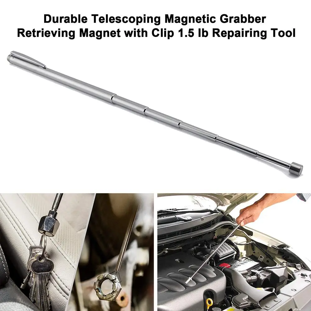 

1.5 Ib Repairing Tool Metal Magnetic Telescoping Pick Up Tool Extendable Magnet Grabber Metal Parts Tool Screws Retriever Stick