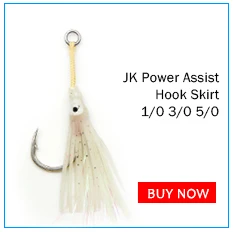 JK Рыбная ловля джиг Крючки 11/0 9/0 7/0 5/0 3/0 сверхмощный Assist крюк двойной двойные крючки рыболовный инструмент Крючки медленно Jingging