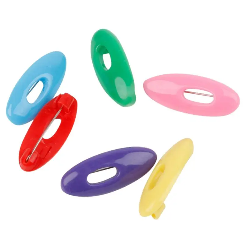 6 шт. булавки для безопасности пластиковая крышка шарфа зажим мусульманский