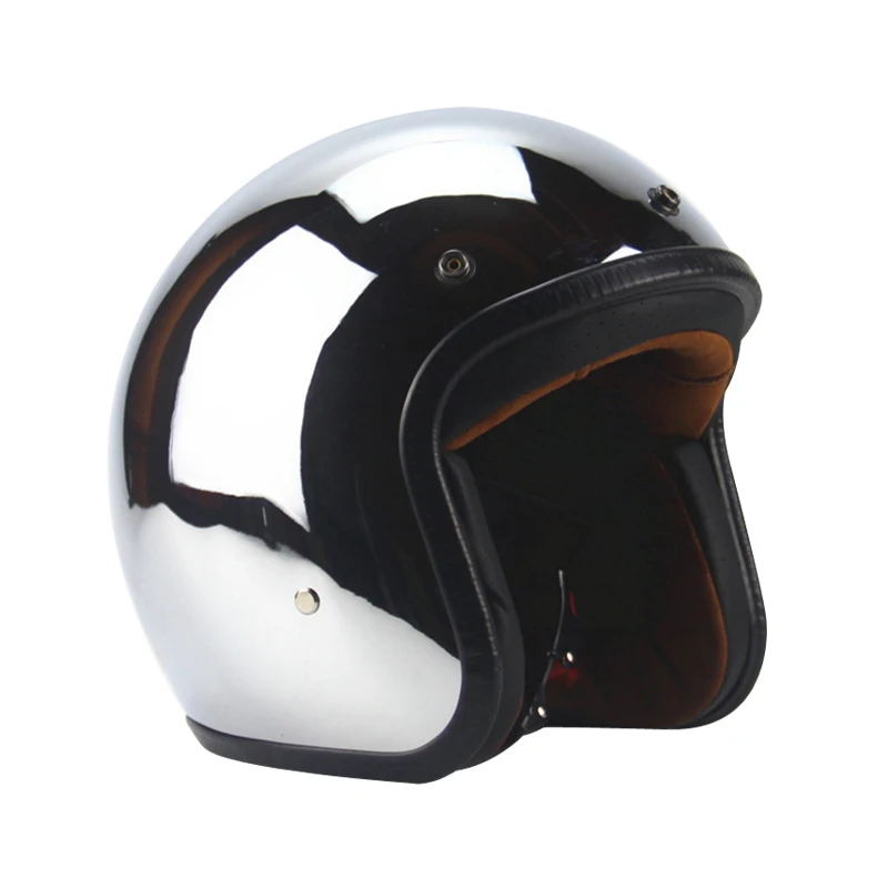 3/4 покрытие мотоциклетные очки винтажные половина шлем для байкерского крейсера