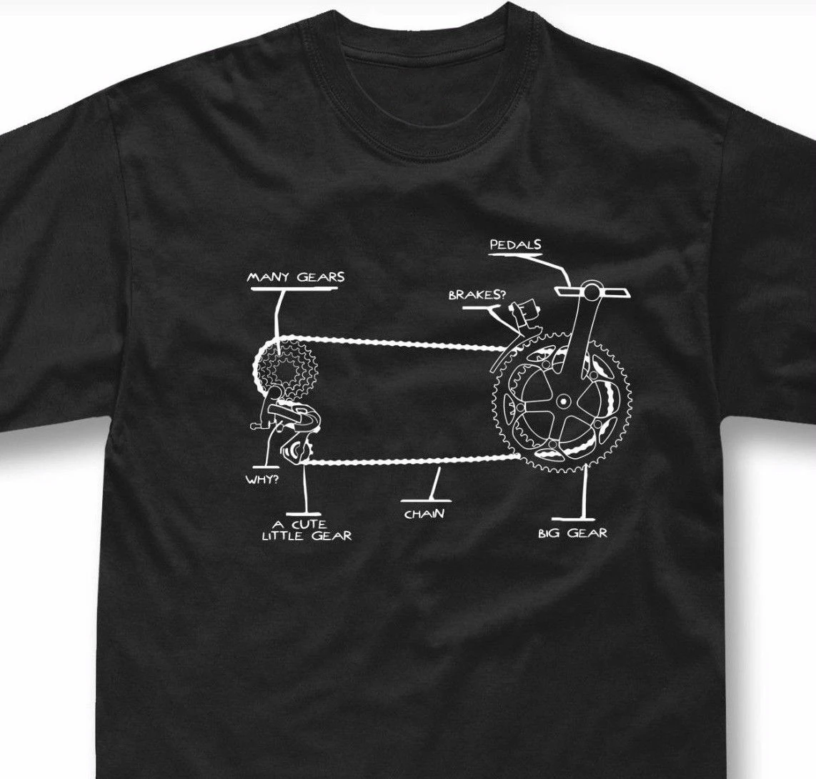 

Fun Summer Bicycle Chain Gear Shifting Men's T-Shirt Gift