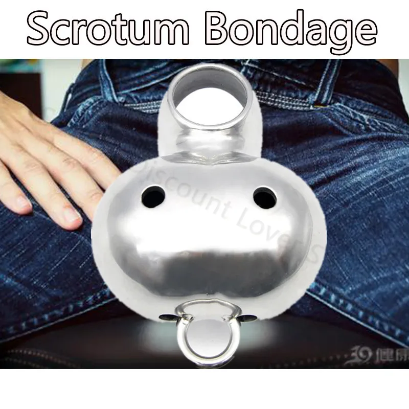Бондаж мужской из нержавеющей стали устройство целомудрия металлическая
