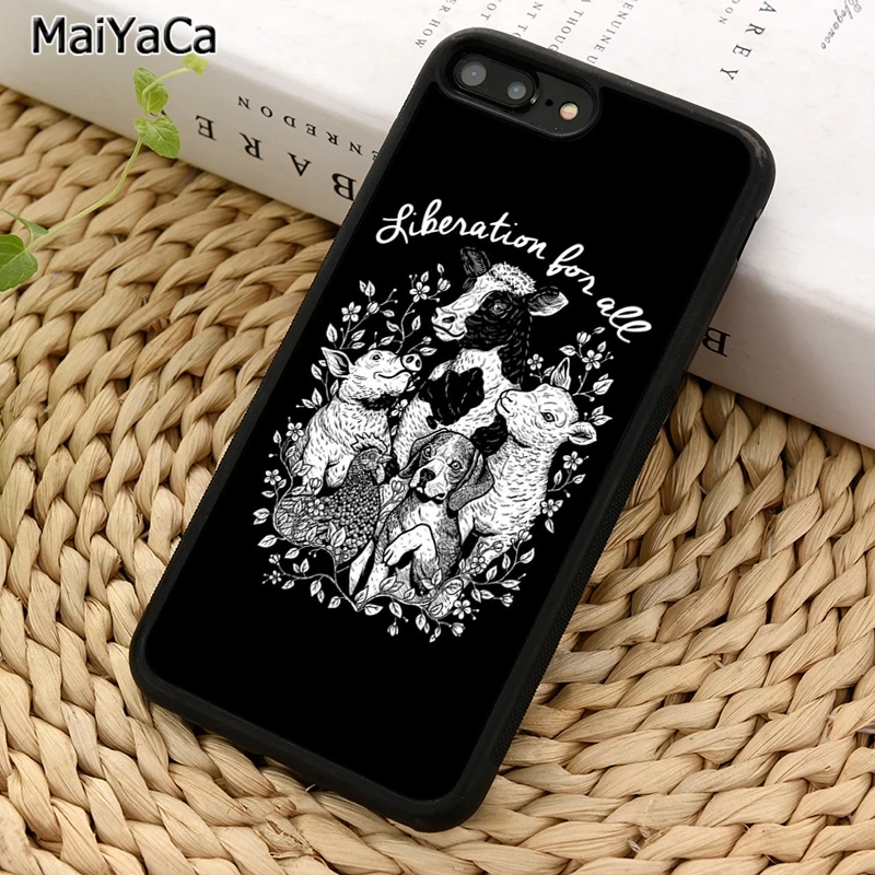 MaiYaCa Go чехол для телефона вегетарианцев iphone SE2020 15 14 6S 7 8 plus 11 12 13 Pro XR XS Max