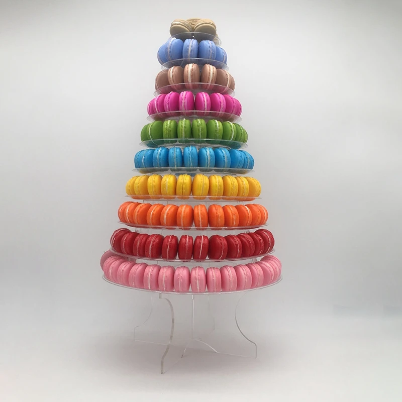 10 ярусов Macaron Tower Macaroon стенд для детского душа день рождения праздничное