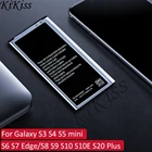 Для Samsung S5 S6 S7 Edge S8 S9 S10 S10E S20 Plus аккумулятор для Galaxy S3 S4 mini SM G900 G900I G900F G900H G930F G950 EB-BG900BBE