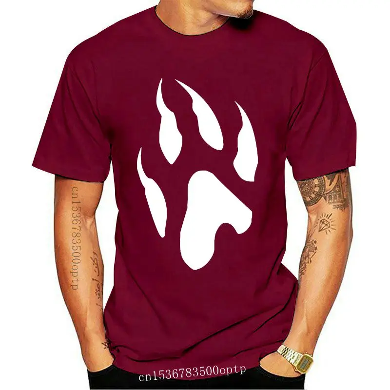 

Дизайнерская футболка Wolfdog Paw, хлопковая футболка унисекс для фитнеса с круглым вырезом, весна-осень, комичная футболка с индивидуальными из...