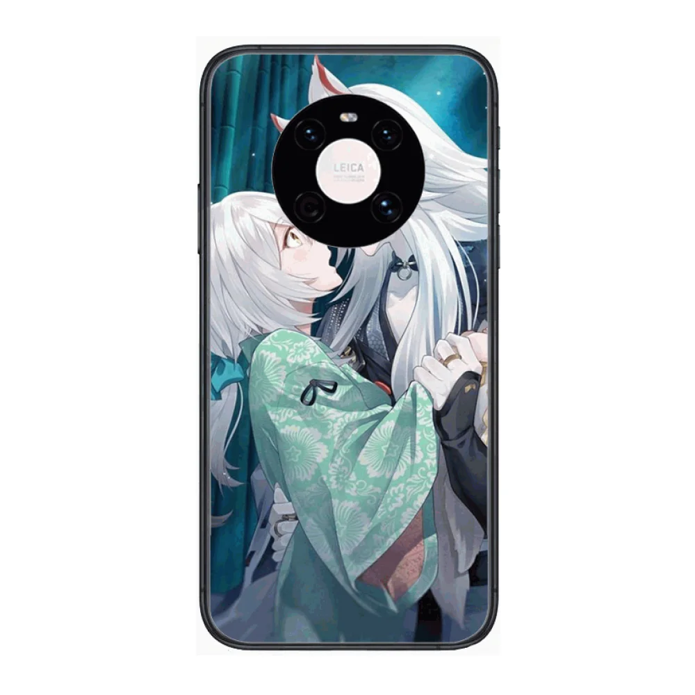 

adfgah Phone Case For Huawei mate 30 10 20 40 Lite Smart Z Pro Black Etui 3D Coque Painting Hoesjes case