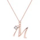 Модные женские туфли подарок 26 Английское название письмо цепь кулон ювелирные изделия ожерелья Колье Английский алфавит Начальная буква Кулоны из нержавеющей стали