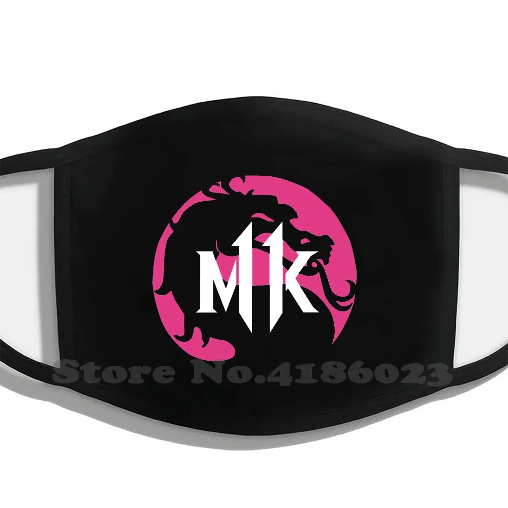 

Mortal Kombat 11 / / Pink Printing Washable Breathable Reusable Cotton Mouth Mask Mortal Kombat Scorpion Johnny Cage Get Over