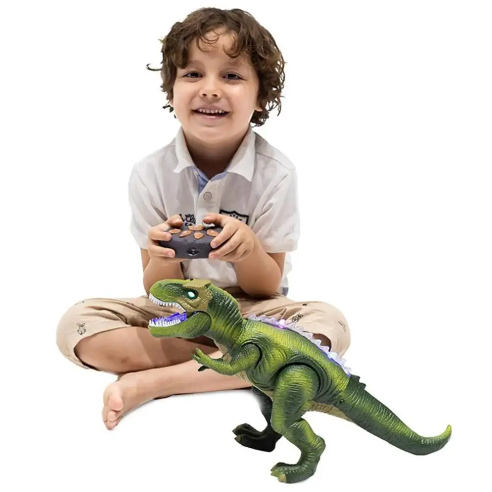 

Large Wireless Remote Control Dinosaur Electronic Music Light Walking Toy Simulation Dragon Animal Robot Model Children Gifts