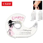 CXZD модный двухсторонний клейкий безопасный бюстгальтер шириной 3 метра, одежда, прозрачный бюстгальтер, полосатый водонепроницаемый медицинский бюстгальтер с V-образным вырезом