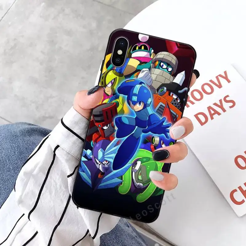 

Rockman Megaman Game Phone Case for iPhone 11 12 mini pro XS MAX 8 7 6 6S Plus X 5S SE 2020 XR