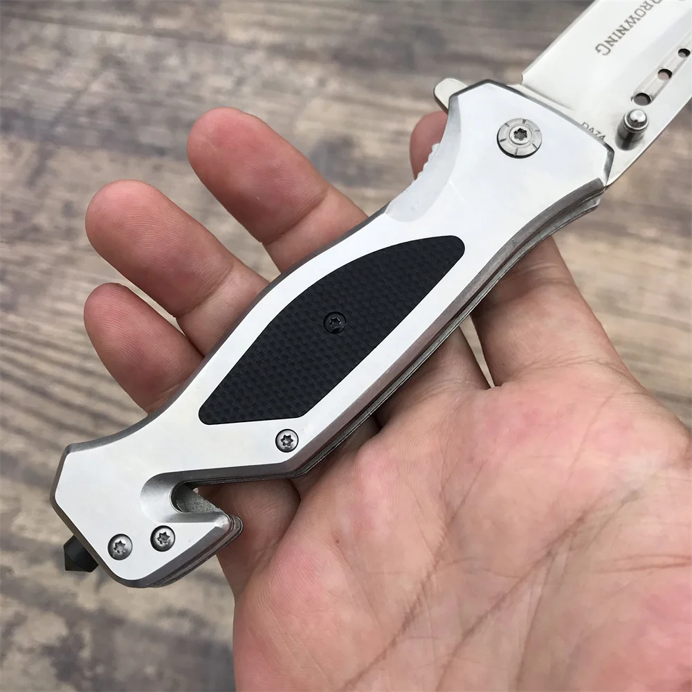 

Browning DA74 5Cr15Mov Blade Folding Pocket Knife Steel G10 Handle 57HRC EDC Outdoor Tactical Camping Rescue Multi-tool Knives