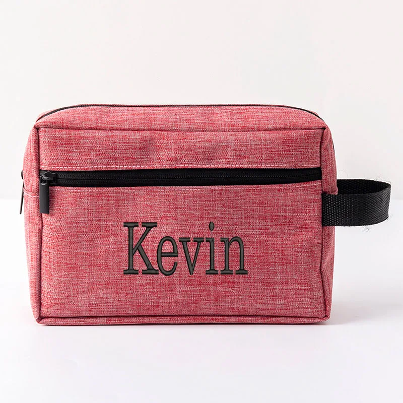 Мужская Дорожная сумка персонализированная вышитая Портативная для хранения