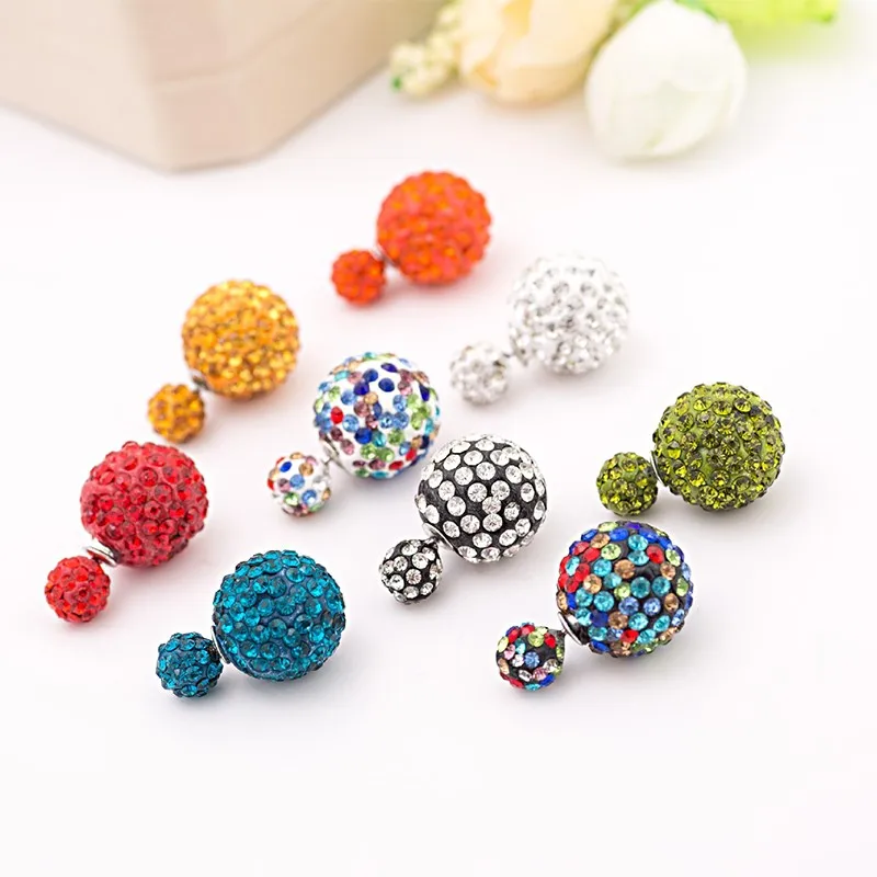 IYOE Летом Стиль Женщин Стад Серьги Ювелирные Украшения Платины Покрытием