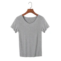 new fashionable summer hot sale leisure and ventilation womens classic soft t shirt